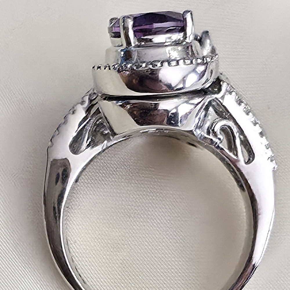 Multi Gemstone Interchangeable Stainless Steel Ri… - image 5